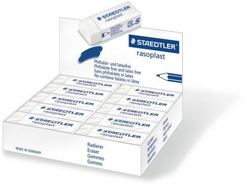 Staedtler Rasoplast Pencil Eraser Large 65 x 23 x 13mm 526 B20