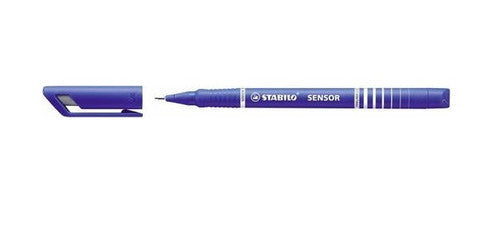 Stabilo Sensor Fineliner 0.3mm Blue Box of 10