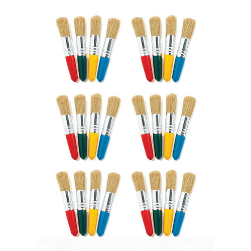 Educational Colours Baby Stubby Brush Pack of 24