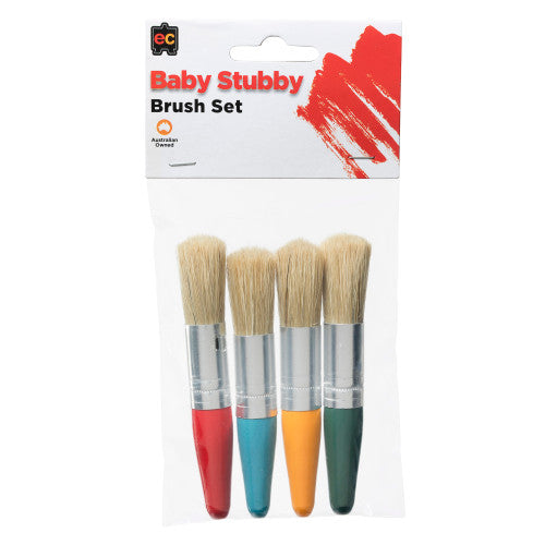 Educational Colours Baby Stubby Brush Set of 4
