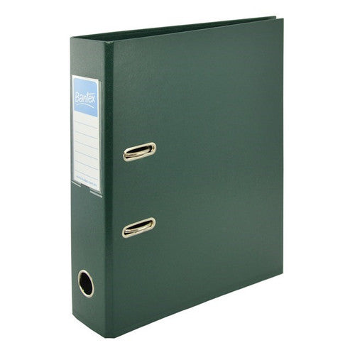 Bantex A4 Lever Arch File 70mm Green Box of 10