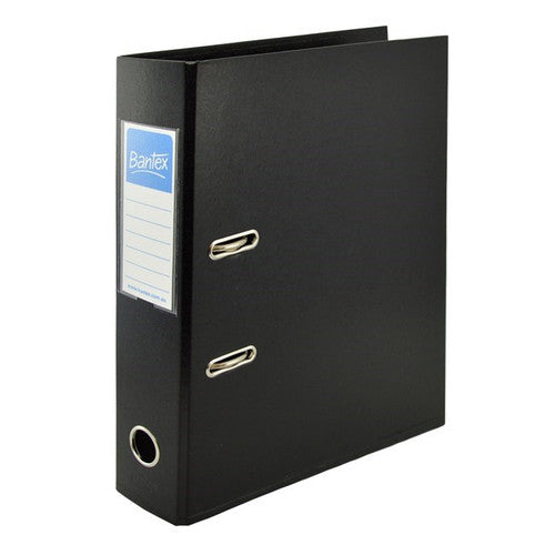 Bantex A4 Lever Arch File 70mm Black Box of 10