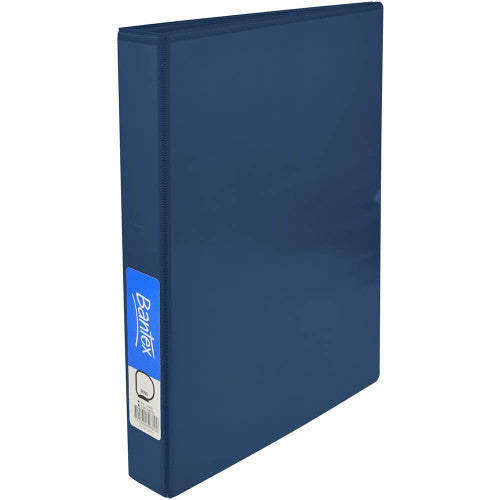Bantex A3 Upright Ring Binder 4D 38mm Blue Box of 8
