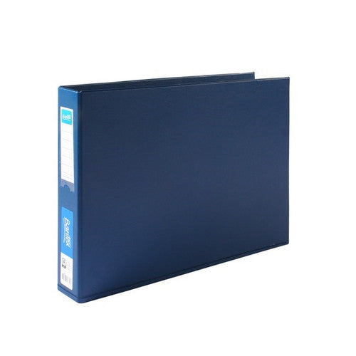 Bantex A3 Landscape Ring Binder 4D 38mm Blue Box of 6