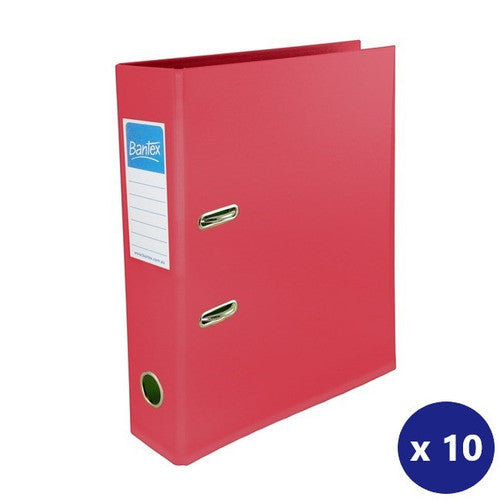 Bantex A4 Fruits Lever Arch File PVC Grape Box of 10