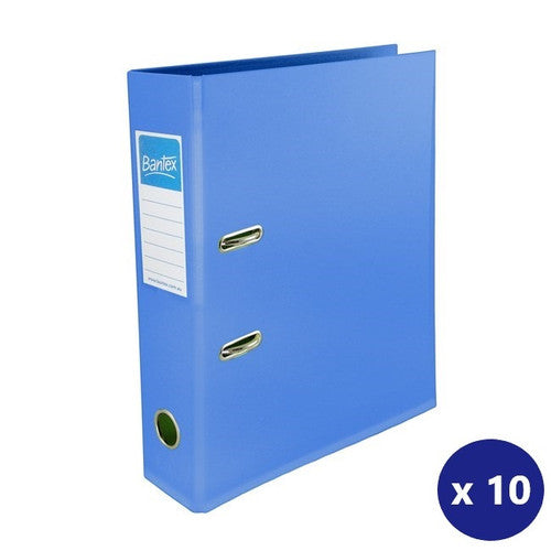 Bantex A4 Fruits Lever Arch File PVC Blueberry Box of 10
