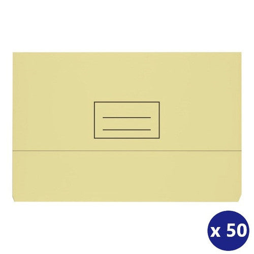 Bantex FC Document Wallet Board 230gsm Beige Box of 50