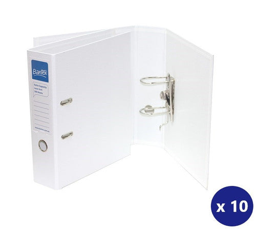 Bantex A4 Extra Capacity Lever Arch File White Box of 10