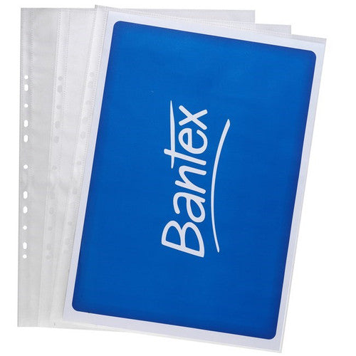 Bantex A3 Sheet Protectors Tough PP 120 Microns Portrait Frosted Pack of 25