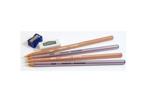 Derwent Burnisher and Blender Pencil Pack of 6 Box of 6