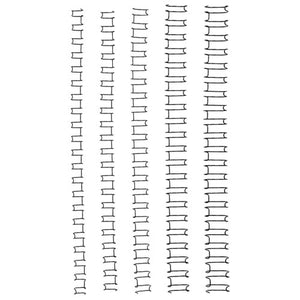 GBC Binding Wire 21 Loop 6mm Black Pack of 100