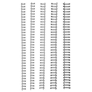 GBC Binding Wire 34 Loop 14mm Black Pack of 100
