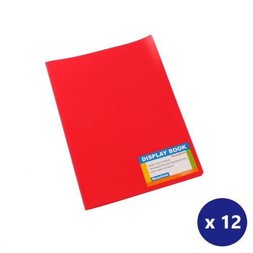 BEAUTONE 100851876 DISPLAY BOOK FIXED TROPICAL PP A4 20 POCKETS MELON BOX 12