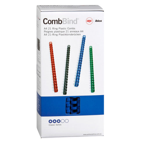 GBC Binding Comb 14mm Blue Pack of 100