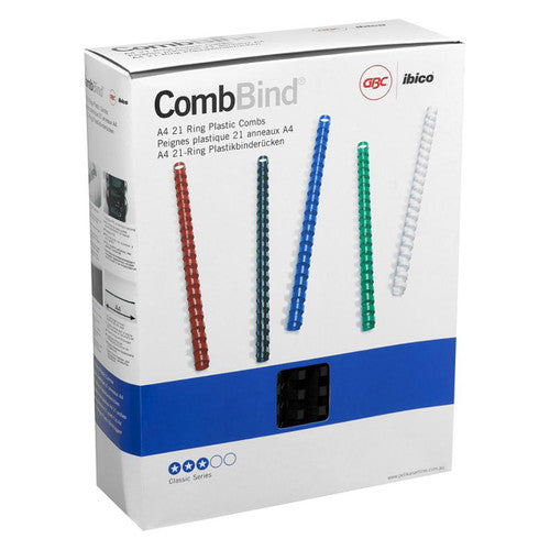 GBC Binding Comb 16mm Black Pack of 100