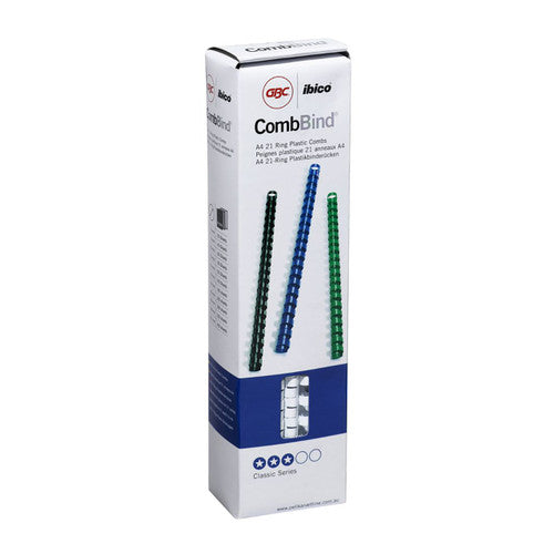 GBC Binding Comb 8mm White Pack of 100
