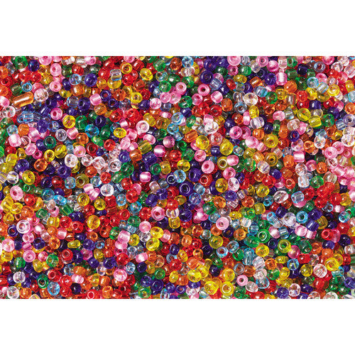 Creative School Supply Glass Seed Beads Assorted Tub of 100g