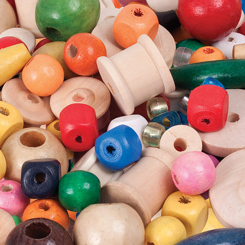 Creative School Supply Threading Beads Assorted Tub of 480g