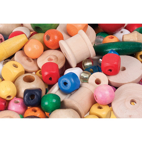 Creative School Supply Threading Beads Assorted Tub of 480g