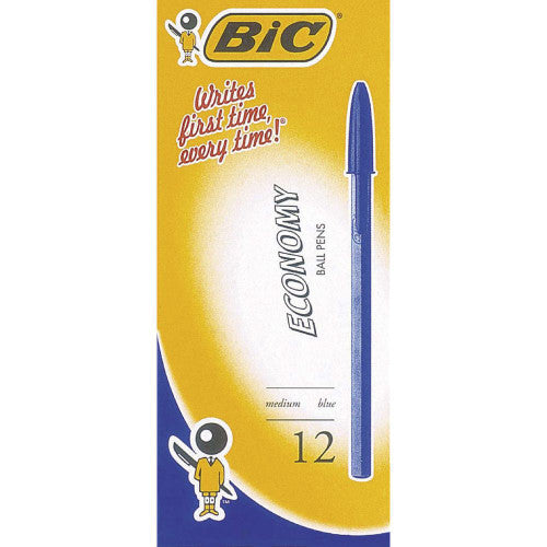 BIC Economy Ballpoint Pen Medium Blue Box of 12