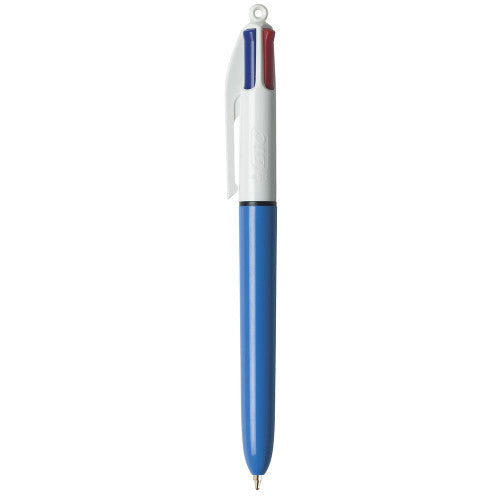 Close-up of BIC 4 Colour Pen tip showing 1.0mm medium nib