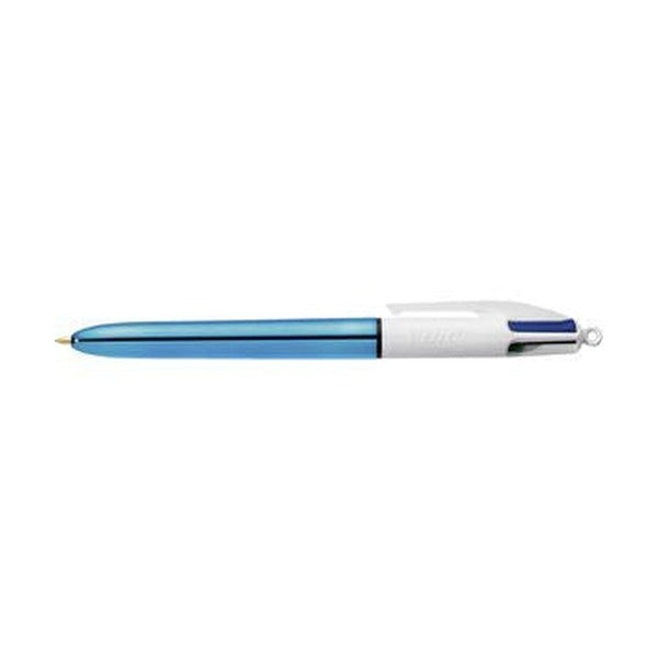 BIC 4 Colour Shine Retractable Ballpoint Pen Medium Box of 12 - image 1