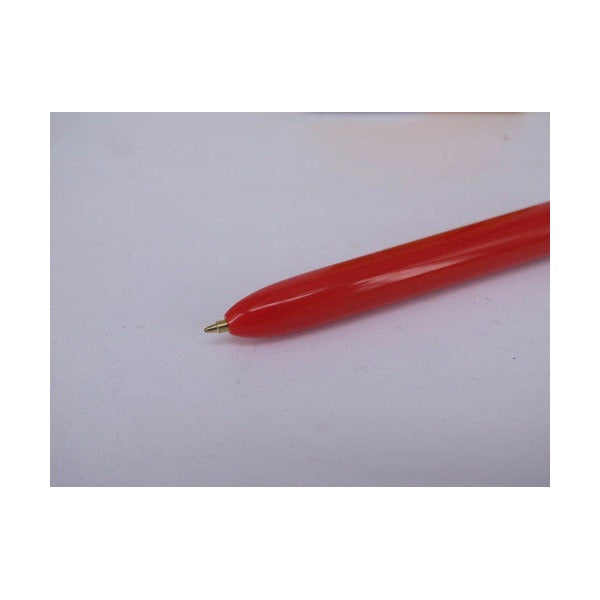 Close-up of the BIC 4 Colour Pen 0.8mm fine nib tip