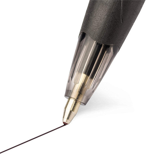 Box of 12 BIC Atlantis Original medium black ballpoint pens