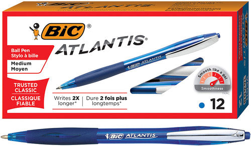 BIC Atlantis Original retractable ballpoint pen in medium blue ink