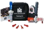 Bone Injection Gun Training Kit with Manual Reloader including adult and pediatric BIG trainers for IO access technique training