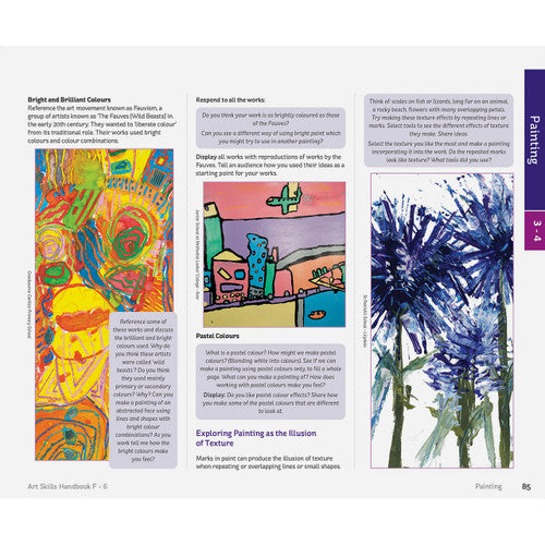 Creative School Supply Art Skills Handbook Fâ€“6: Sequential Planning Guide for Teachers