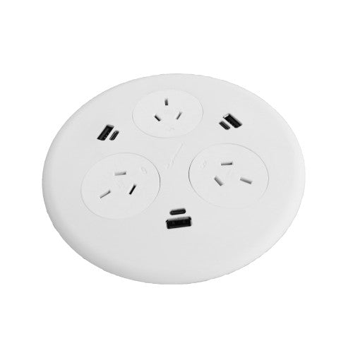 Rapidline Blinky 3 GPO 3 USB Tag Lead White