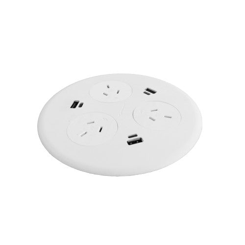 Rapidline Blinky 3 GPO 3 USB 3 Pin Lead White