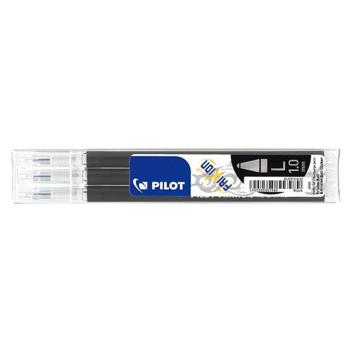 Pilot FriXion Ball Refill 1.0mm Black Pack of 3