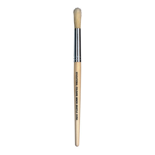 Educational Colours Stubby Brush Minor Bristle Round