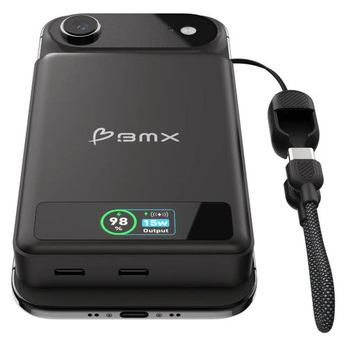 BMX SolidSafe 10K Solid State Magnetic Power Bank Black - image 5