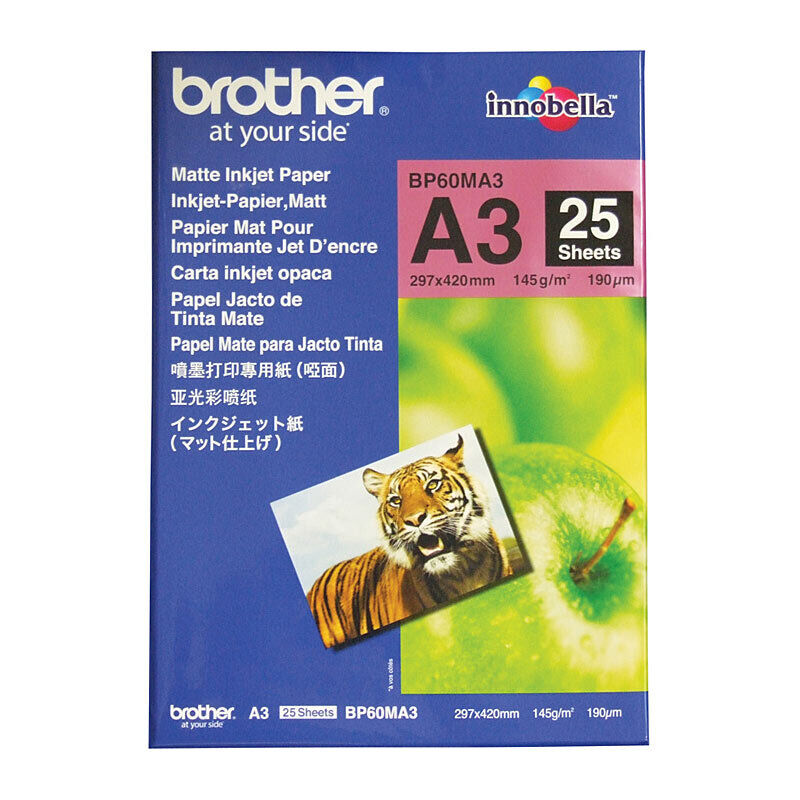 Brother BP60MA3 Matte Paper A3 25 Sheets