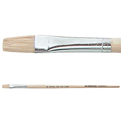 Creative School Supply Hog Hair Brushes Flat Size 6 Pack of 12