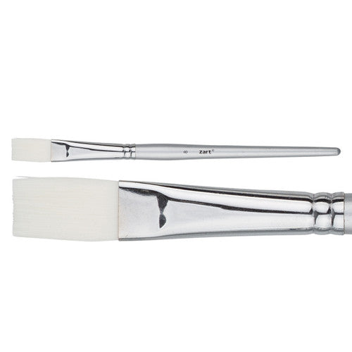 Creative School Supply Zart Taklon Brush Dynamic Flat Size 8 (15mm)