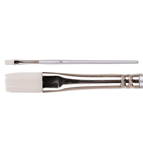 Creative School Supply Zart Taklon Brush Dynamic Flat Size 3 (7mm)