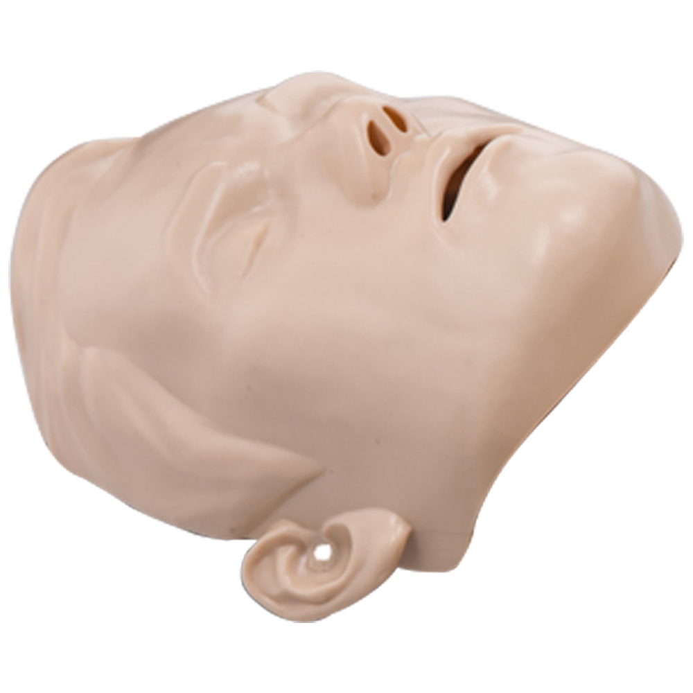 BRAYDEN Adult CPR Manikin Face Skin showing replacement facial contact surface for BRAYDEN adult CPR manikin to restore hygienic training condition