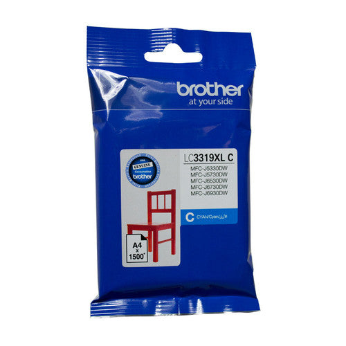 Brother Original Ink Cartridge LC3319XLC 1500 Pages Cyan