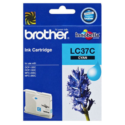 Brother Original Ink Cartridge LC37C 300 Pages Cyan