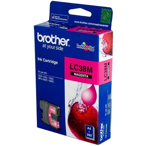 Brother Original Ink Cartridge LC38M 260 Pages Magenta