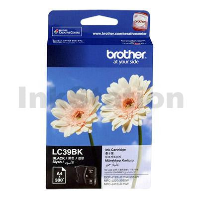Brother Original Ink Cartridge LC39BK 300 Pages Black