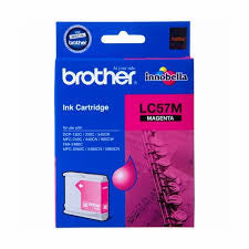 Brother Original Ink Cartridge Twin Pack LC57M 400 Pages Magenta