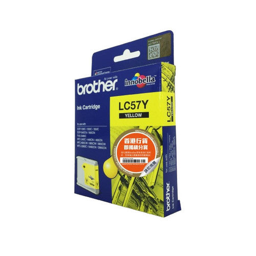Brother Original Ink Cartridge LC57Y 400 Pages Yellow