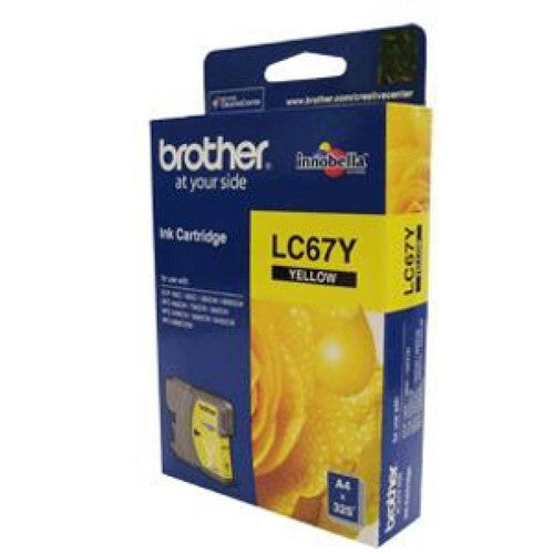 Brother Original Ink Cartridge LC67Y 325 Pages Yellow