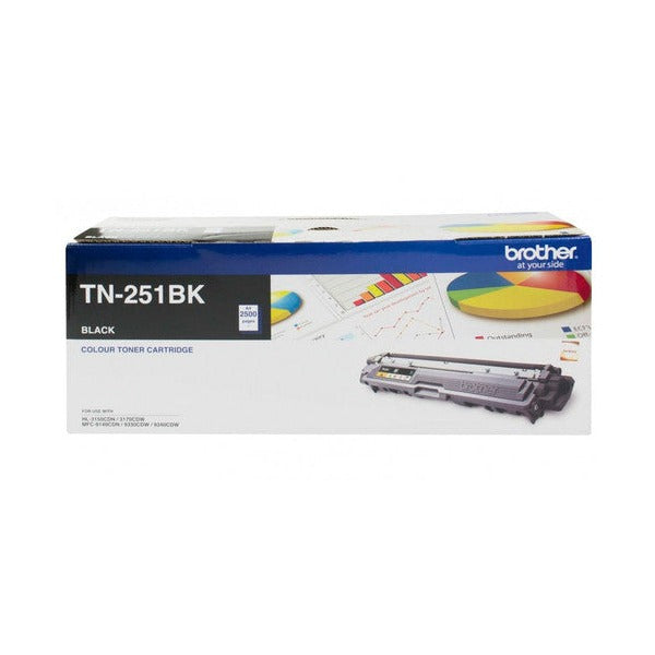 Brother Original High Yield Toner Cartridge TN251BK 2500 Pages Black