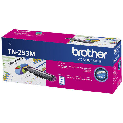 Brother TN253M Toner Cartridge Magenta